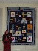 Sue Skonteski w/quilt