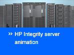 HP Integrity server animation